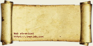 Una Prijić vizit kartica